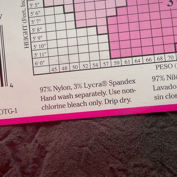 On the go Day Sheer Pantyhose Size 1 Small Off Black NIB - Picture 7 of 8